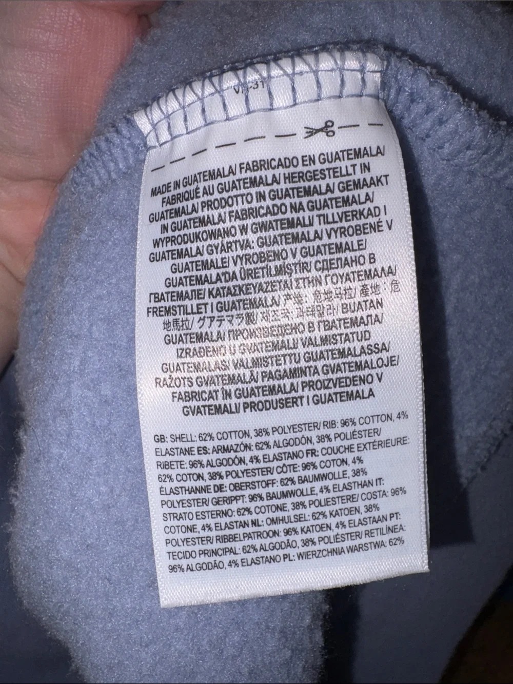 Vans Classic Crewneck in Dusty Blue
